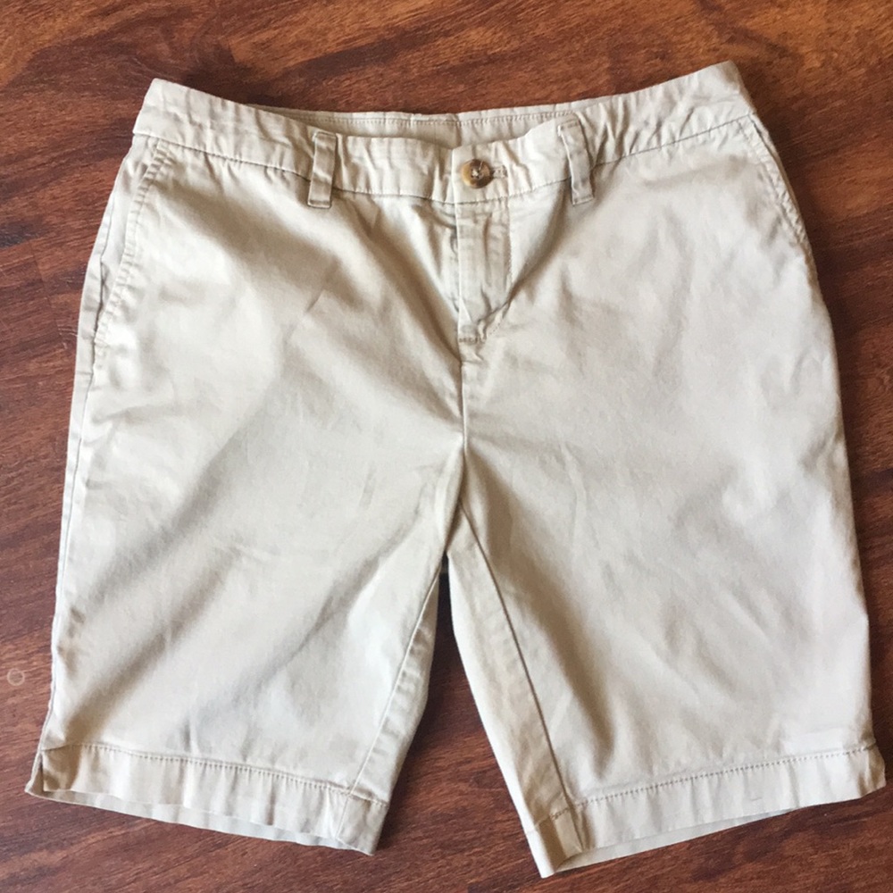 Bundle of 2 Girls School Uniform Tan Shorts - Picture 2 of 7
